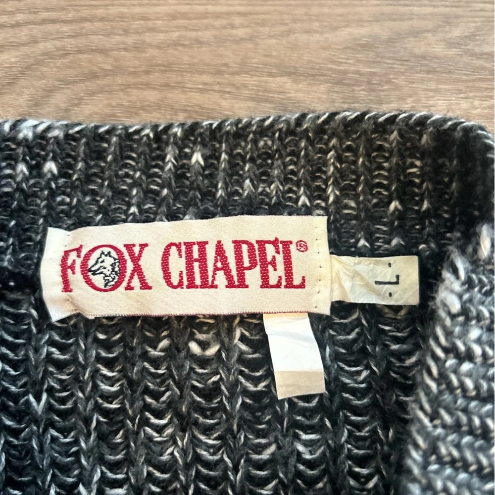 Vintage Fox Chapel Chunky Knit Sweater Made in USA Men’s L